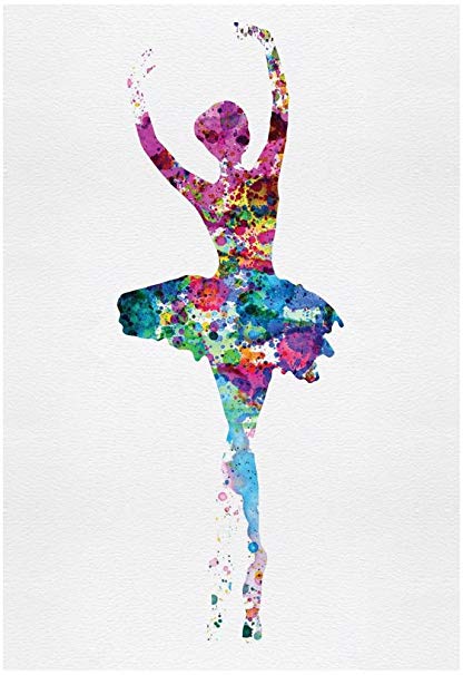 416x606 Ballerina Watercolor 1 Poster By Irina March 13 X 19in - Watercolor Ballet