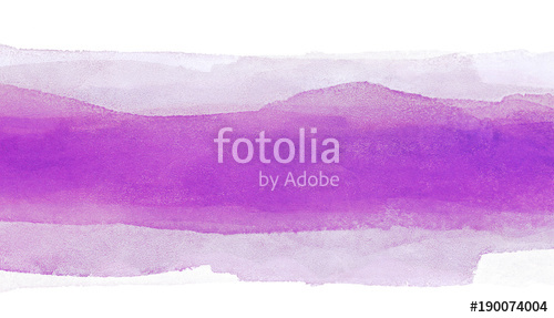 500x287 Watercolor Band Of Color Moderate Orchid Color. And Deep - Watercolor Band