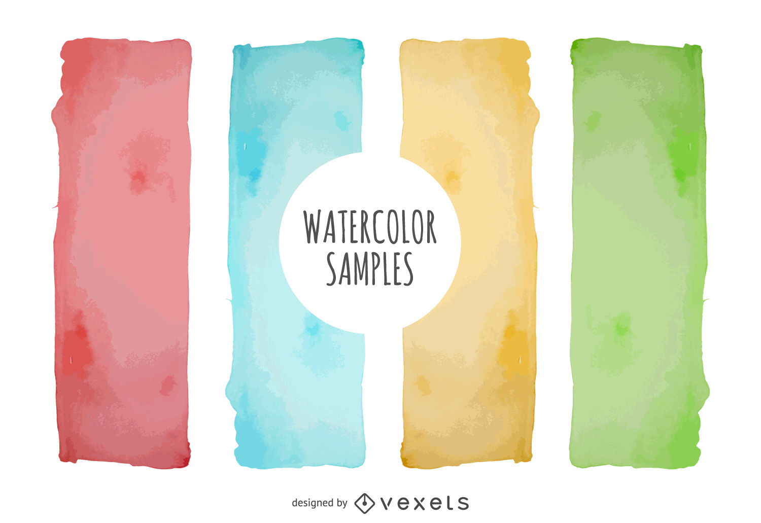 1500x1031 Watercolor Banner Set - Watercolor Banner