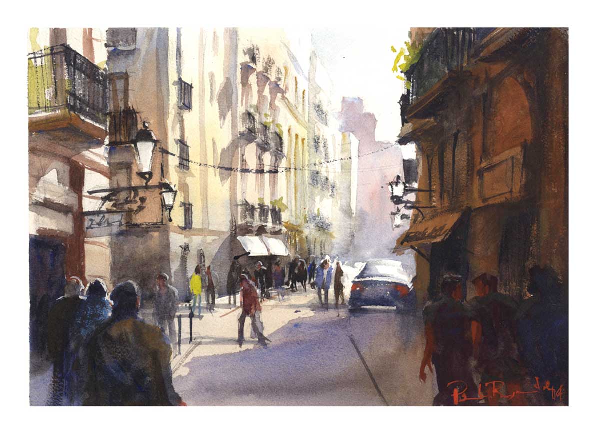 1200x885 Plein Air Watercolour Painting Workshop Barcelona Spain - Watercolor Barcelona