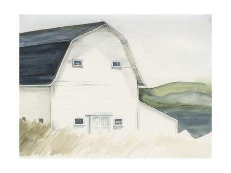 473x355 Watercolor Barn Iv Print By Jennifer Paxton Parker - Watercolor Barn