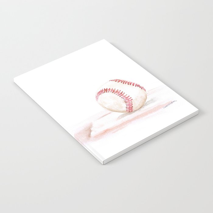 700x700 Baseball Watercolor Notebook By Susanwindsor Society6 - Watercolor Baseball