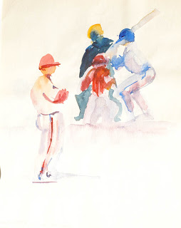 254x320 Chicago Cubs Photos Baseball Game Watercolor Paintings - Watercolor Baseball