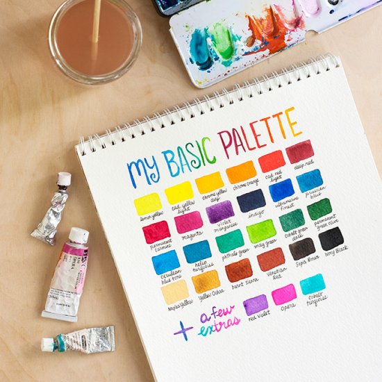 550x550 Watercolor Basics Craftgawker - Watercolor Basics