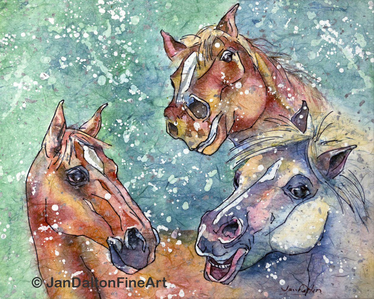 1260x1008 Jan Dalton Original Fine Art Watercolor And Batik Paintings - Watercolor Batik