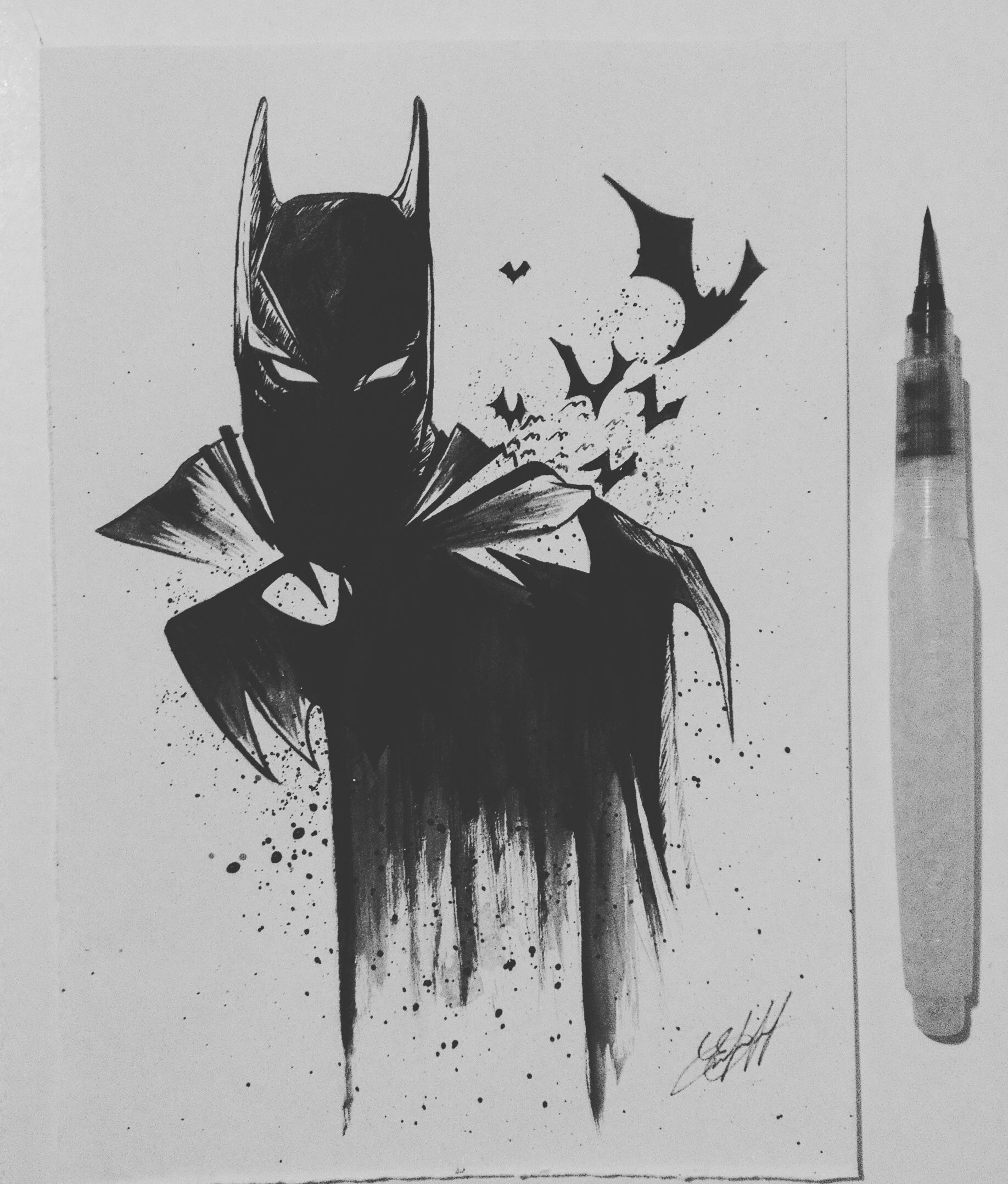 1836x2157 Batman Watercolor Batman Batman, Watercolor And Tattoo - Watercolor Batman