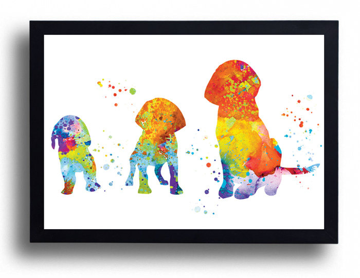 700x541 Beagle Watercolor Art Print Beagle Puppy Art Beagle - Watercolor Beagle