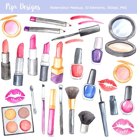 570x570 Beauty Planner Watercolor Make And The Beast Printables - Watercolor Beauty