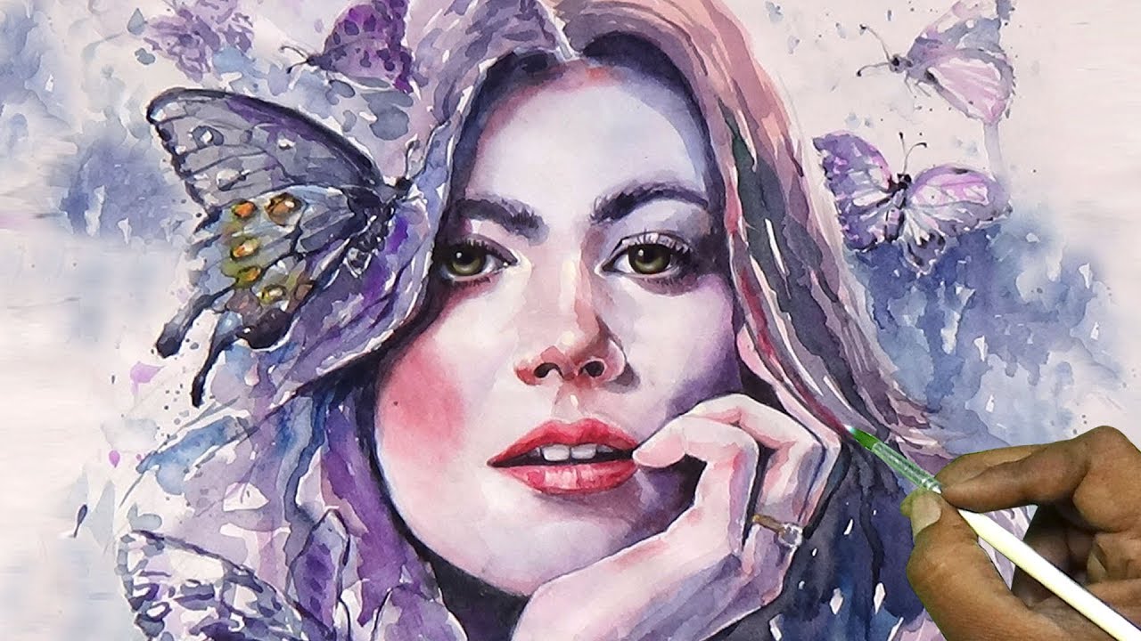 Watercolor Beauty at PaintingValley.com | Explore collection of