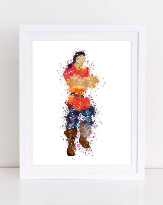 570x713 Gaston Watercolor Poster Gaston Printable Beauty And The Beast Etsy - Watercolor Beauty And The Beast