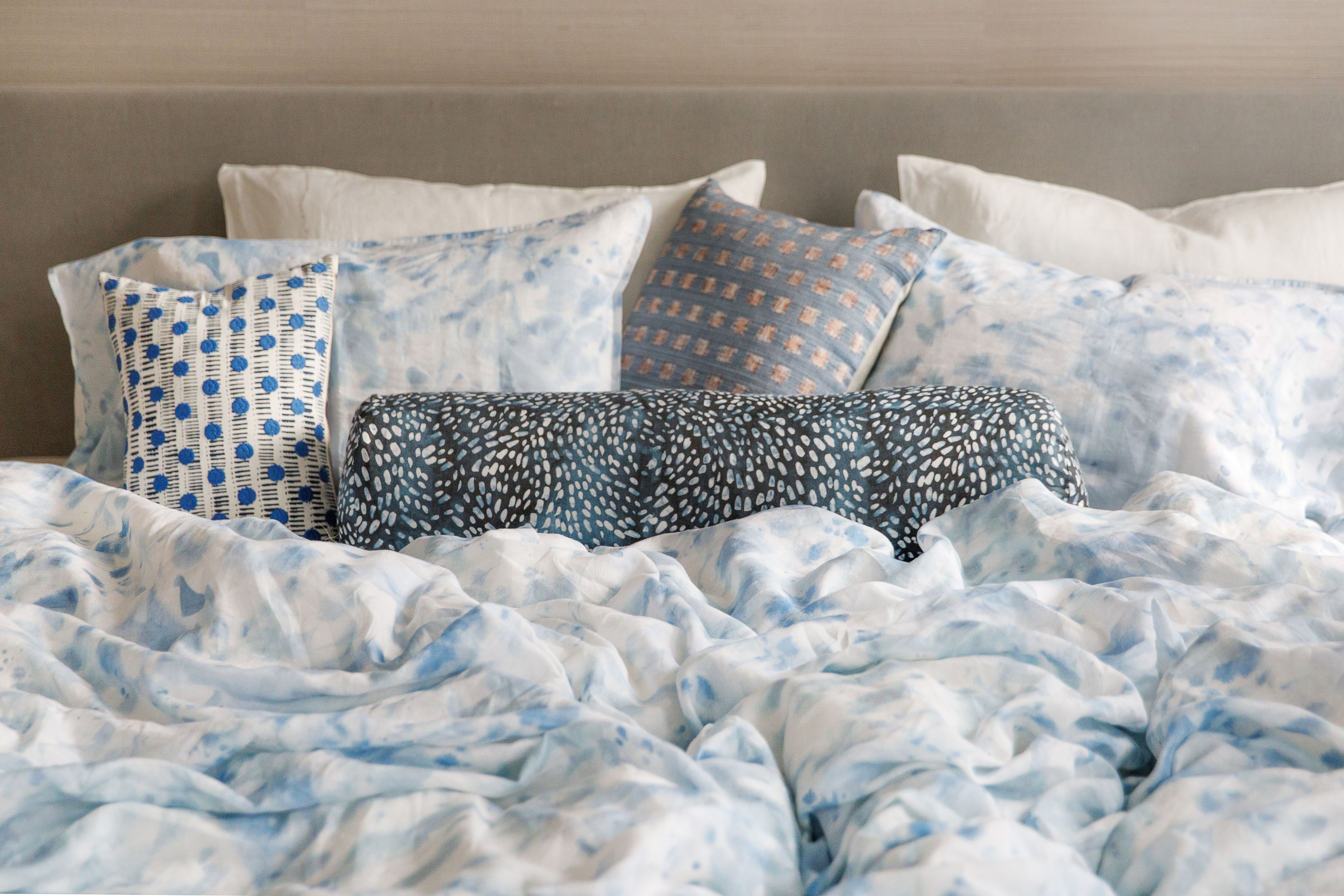 6322x4215 Rebecca Atwood Launches New Bedding Collection Brit + Co - Watercolor Bedding