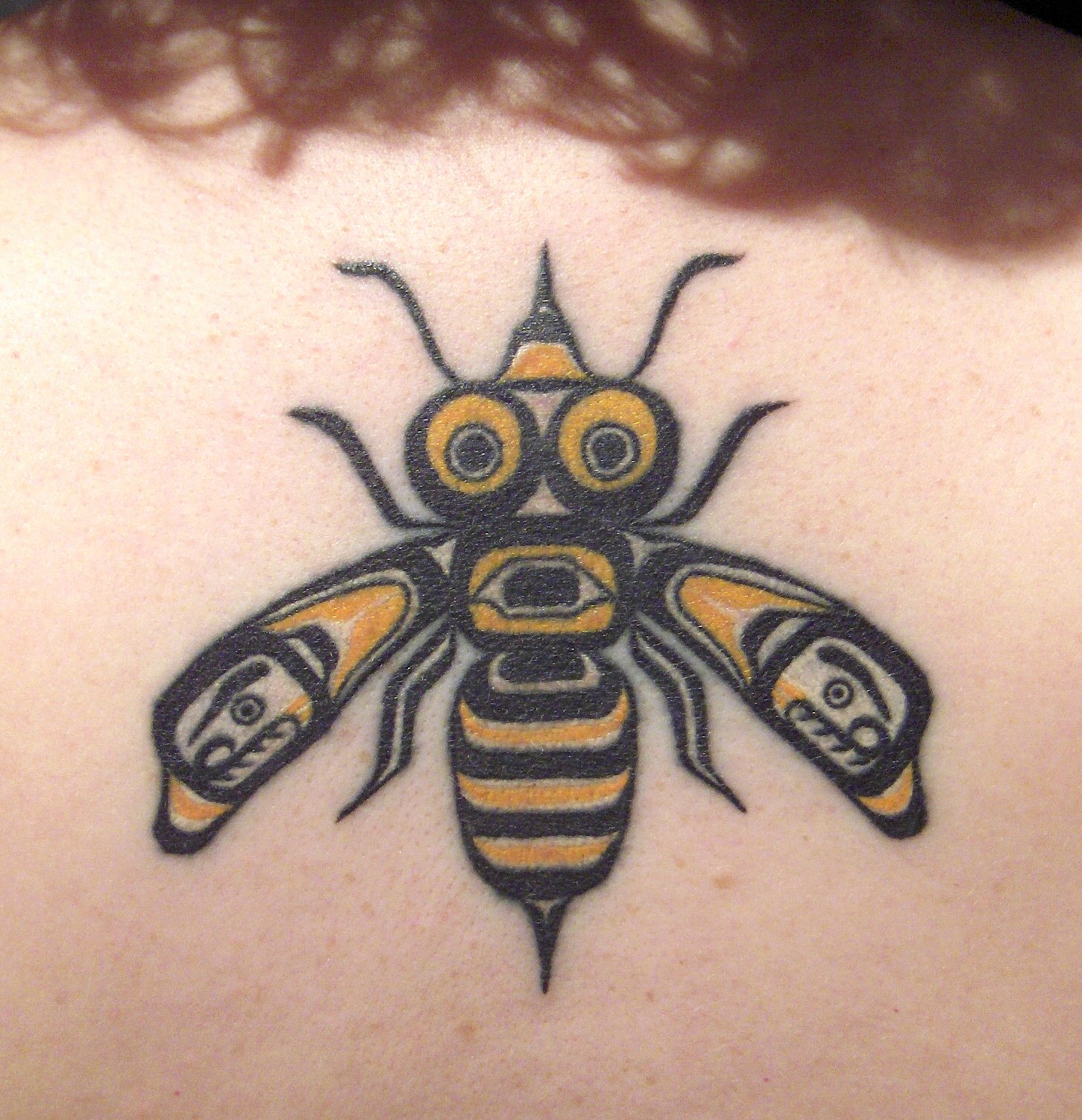 1451x1502 Cool Bee Tattoo Tattoo Ideas Center - Watercolor Bee Tattoo