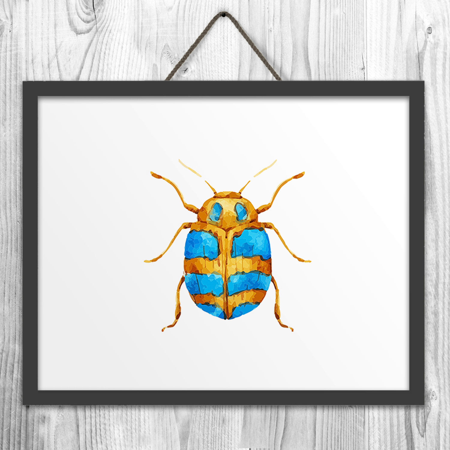 1500x1500 Beetle - Watercolor Beetle