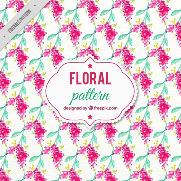 626x626 Watercolor Berries Pattern Vector Free Download - Watercolor Berries