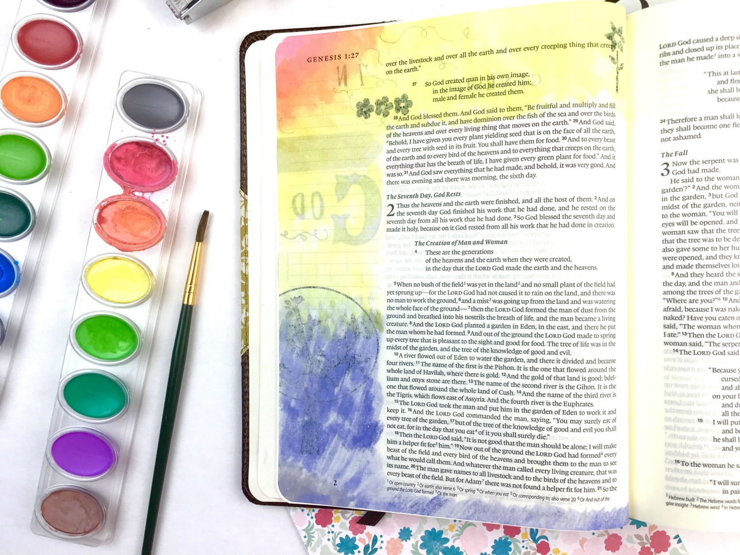 1500x1125 How To Use Watercolors In A Journaling Bible - Watercolor Bible