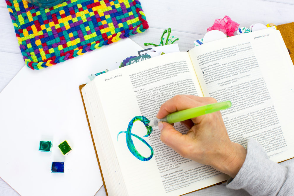 1000x667 Illustrated Faith Feature - Watercolor Bible