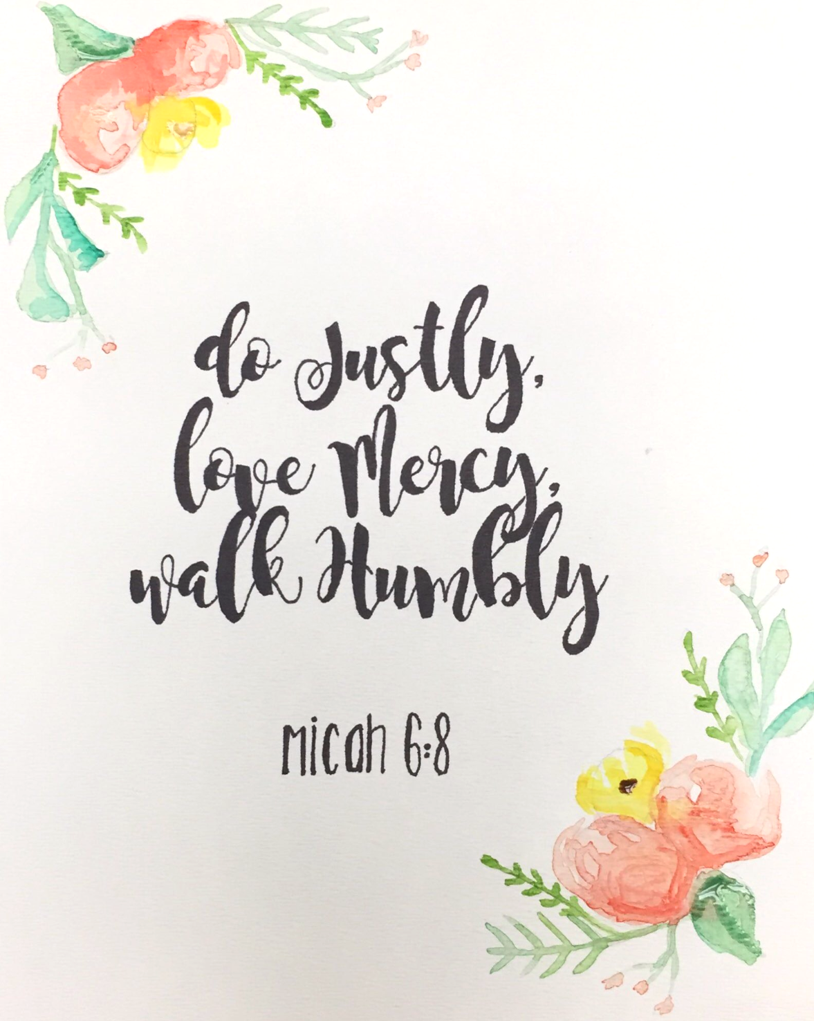 1177x1476 Love This Watercolor! This Is The Main Verse For International - Watercolor Bible Verse