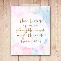 236x236 Original Watercolor Bible Verse D I Y Verses - Watercolor Bible Verse