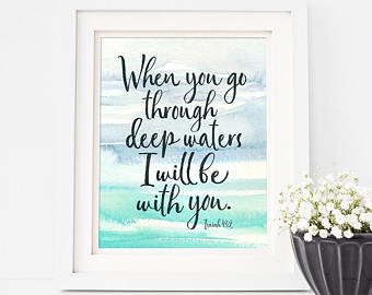 Watercolor Bible Verse at PaintingValley.com | Explore collection of ...