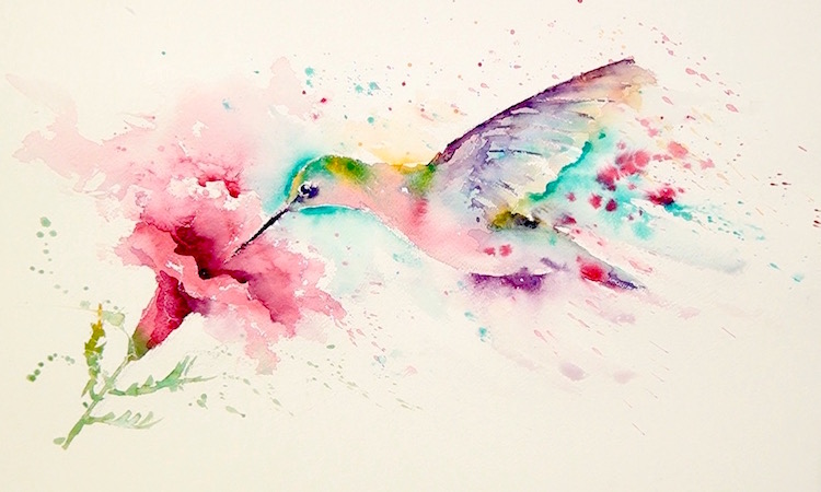 750x450 Sp - Watercolor Bird