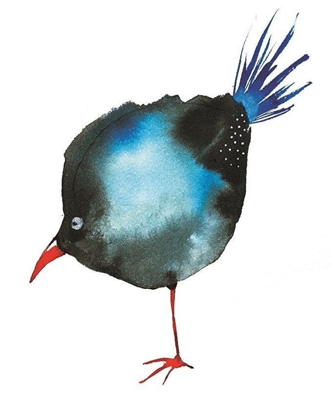 680x814 How To Create An Abstract Watercolour Bird With Illustrator - Watercolor Bird Abstract