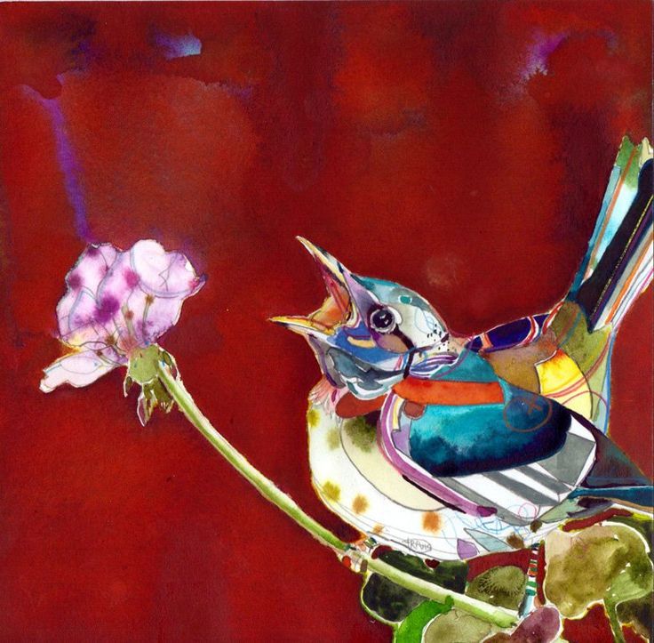 736x723 By Travis Bruce Black Birdies Watercolor Bird - Watercolor Bird Prints