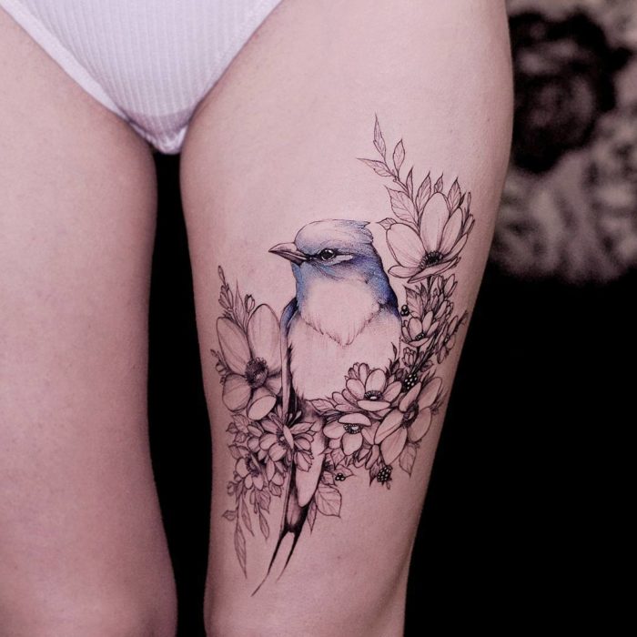 700x700 Watercolor Bird Tattoo - Watercolor Bird Tattoo