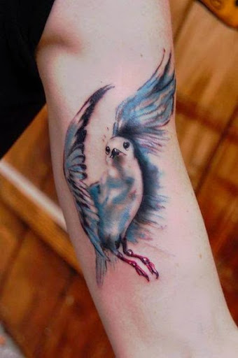 340x512 70 Outstanding Watercolor Tattoo Designs Amp Ideas - Watercolor Bird Tattoo