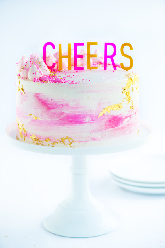 581x871 Watercolor Buttercream Party Cake Sweetapolita - Watercolor Birthday Cake