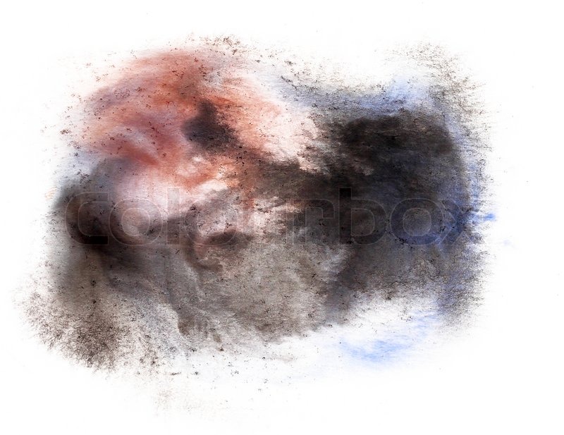 800x617 Brush Watercolour Black Blue Stroke Color Spot Blotch Watercolors - Watercolor Black Background