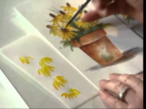 480x360 Black Eyed Susan Using Watercolors By Susan Scheewe Video By - Watercolor Black Eyed Susan