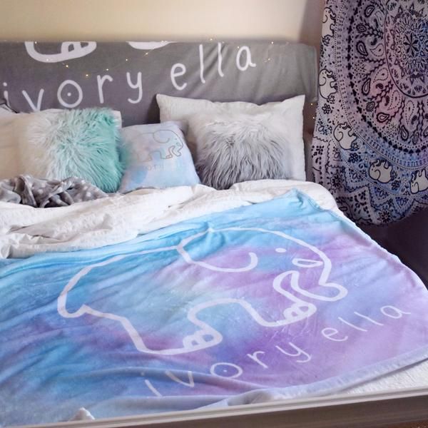 600x600 Watercolor Blanket Ivory Ella - Watercolor Blanket