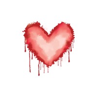 200x200 Set Sets Heart Hearts Watercolor Watercolors Watercolour - Watercolor Bleeding