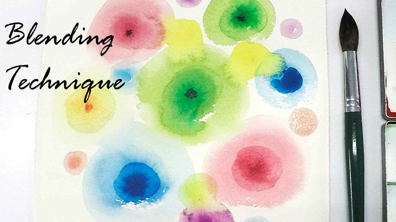 1280x720 Lvl2] Watercolor Techniques For Beginners - Watercolor Blending
