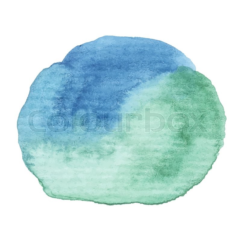 800x800 Hand Painted Watercolor Blob. High Resolution High Quality. Green - Watercolor Blob