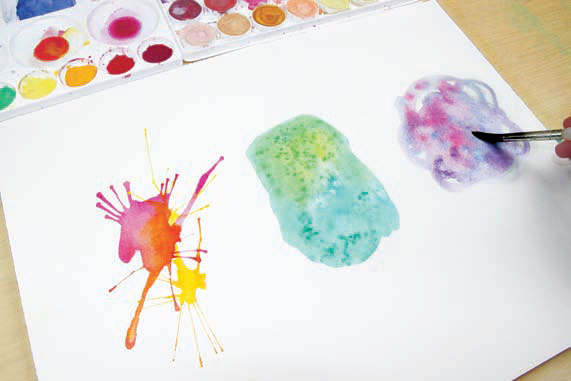571x381 Watercolor Blob Characters Quarto Knows Blog - Watercolor Blob