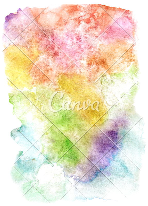 574x800 Watercolor Blob Of Colors - Watercolor Blob