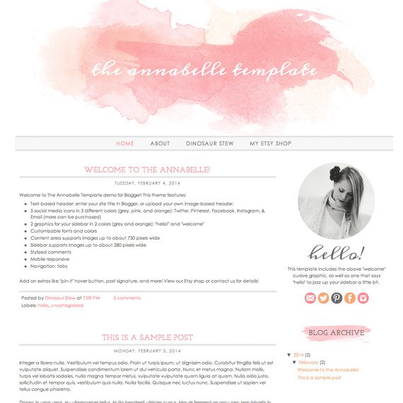 570x570 The Watercolor Design Trend And How To Use It In Your Blog - Watercolor Blog