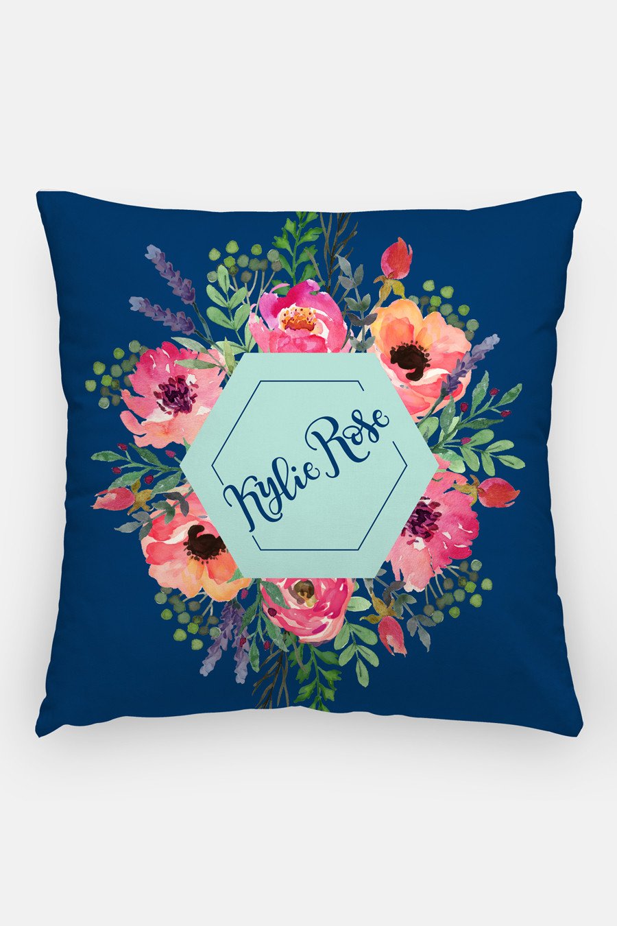 900x1350 Pillow - Watercolor Blooms