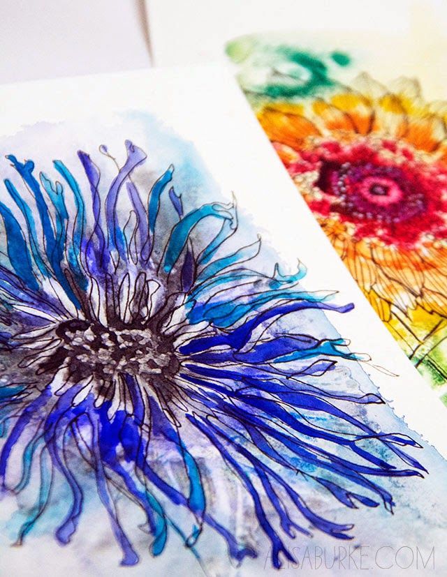 640x827 Alisaburke Watercolor Blooms Watercolor Inspiration Amp How To - Watercolor Blooms