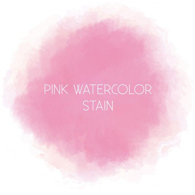 626x626 Cute Pink Watercolor Blot Free Vector Natural Pink - Watercolor Blot