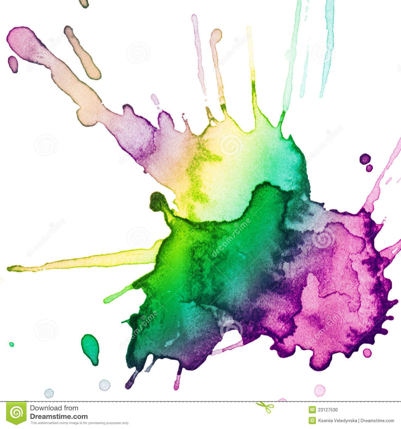1300x1390 Abstract Hand Drawn Watercolor Blot Stock Photos - Watercolor Blot