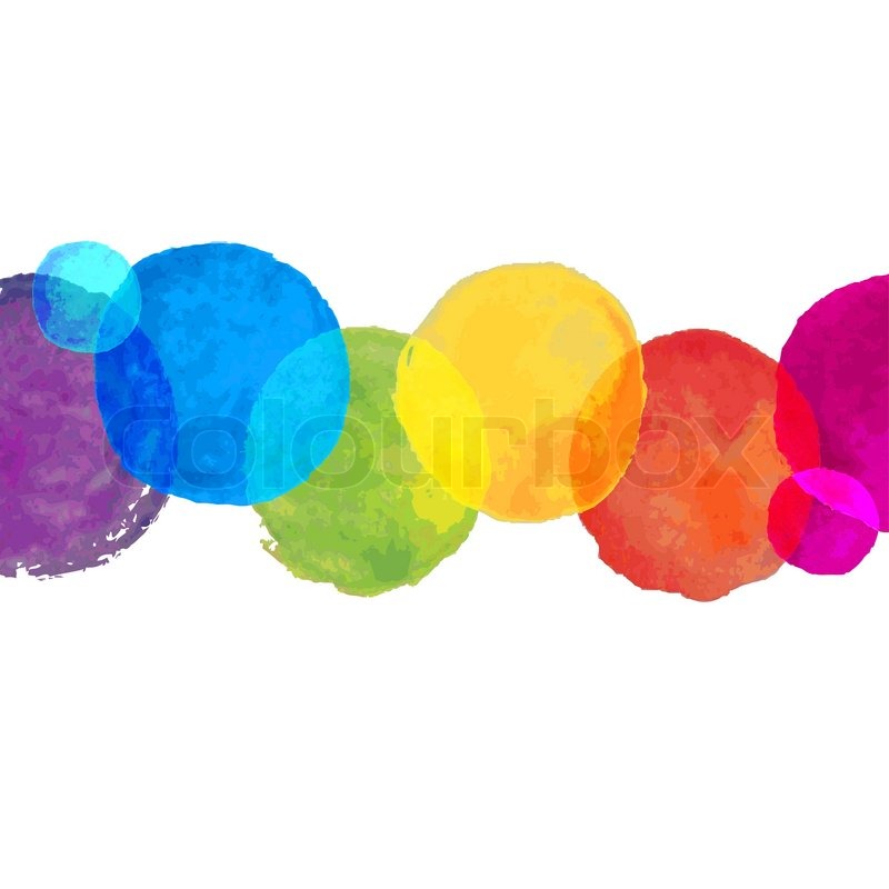 800x800 Watercolor Blot Border, Vector Illustration Stock Vector Colourbox - Watercolor Blot