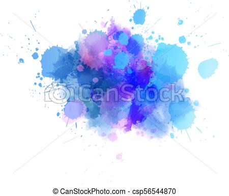 450x385 Watercolor Blot Splash. Watercolor Imitation Vector Color Blot - Watercolor Blot