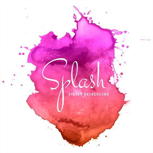 490x490 Abstract Hand Drawn Colorful Watercolor Blot Background - Watercolor Blot