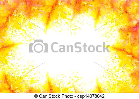 450x320 Orange Yellow Blotches Watercolor Texture Background Isolated With - Watercolor Blotches