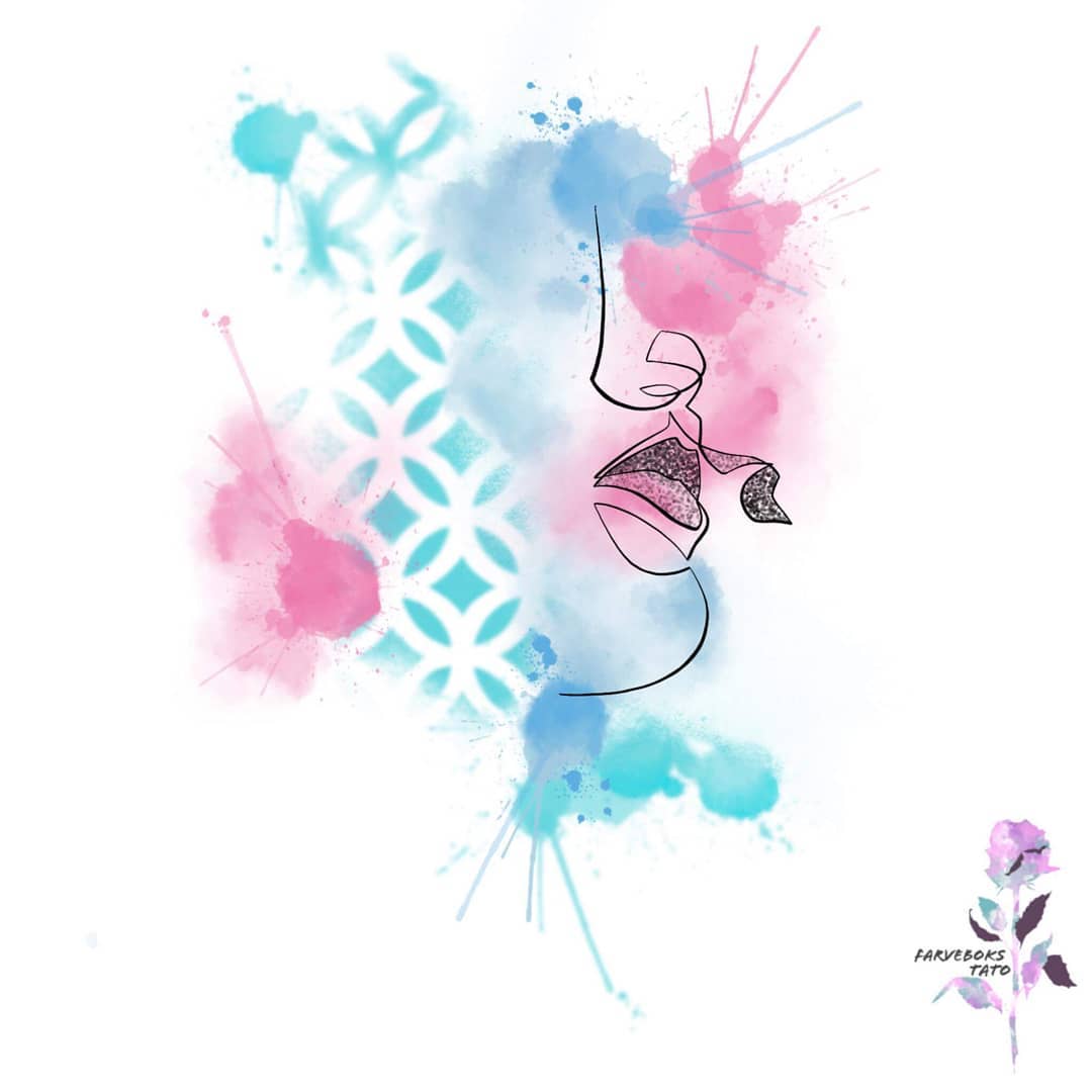 1080x1080 Blotches - Watercolor Blotches