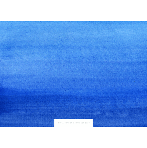 500x501 Seashell Blue Ombre Watercolor Save The Date By Noteworthy - Watercolor Blue Ombre