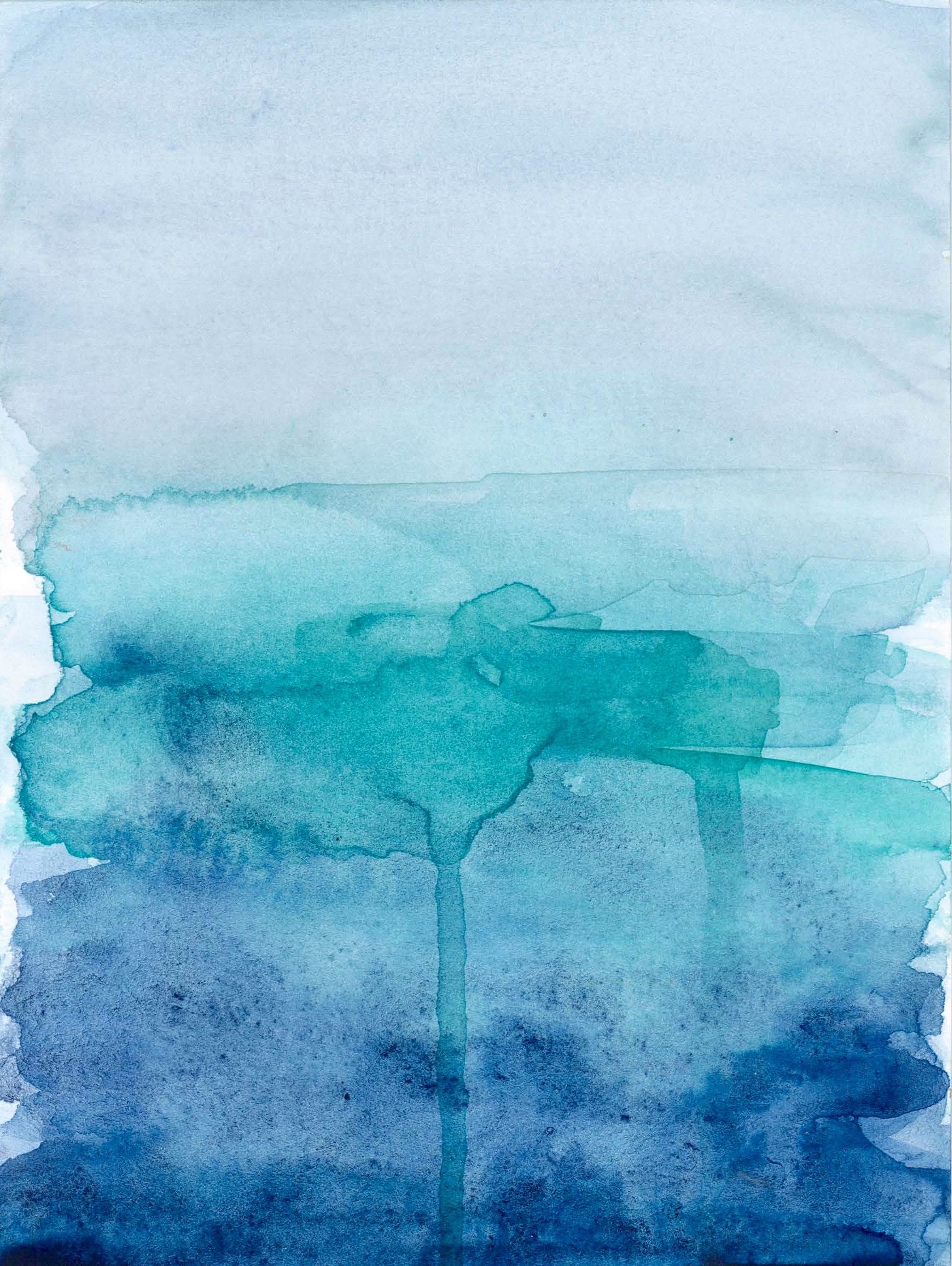 1785x2374 Blue Ombre Watercolour Design Blue Ombre, Ombre - Watercolor Blue Ombre