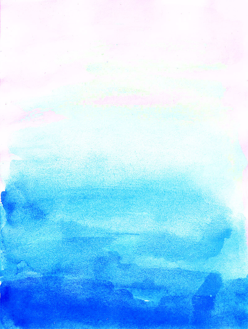 800x1060 Watercolor Ombre Paper Blue Created By Clint - Watercolor Blue Ombre